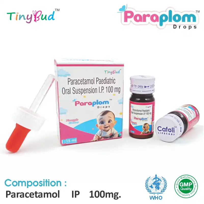 Paracetamol (100mg) Drop at the best price in PCD Pharma Franchise for Analgesic, Pain Relief and Fever Reduction.